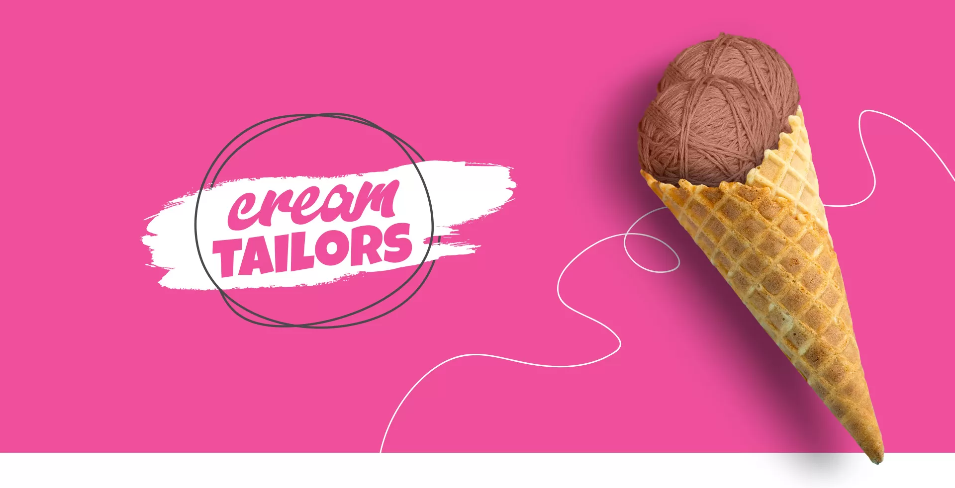 servicii branding  Cream Tailors